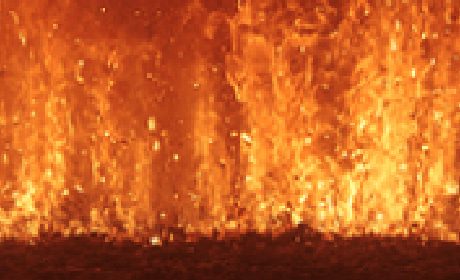 バガス燃焼のイメージ